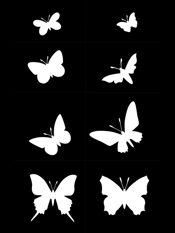 21. BU1 Assorted Butterflies