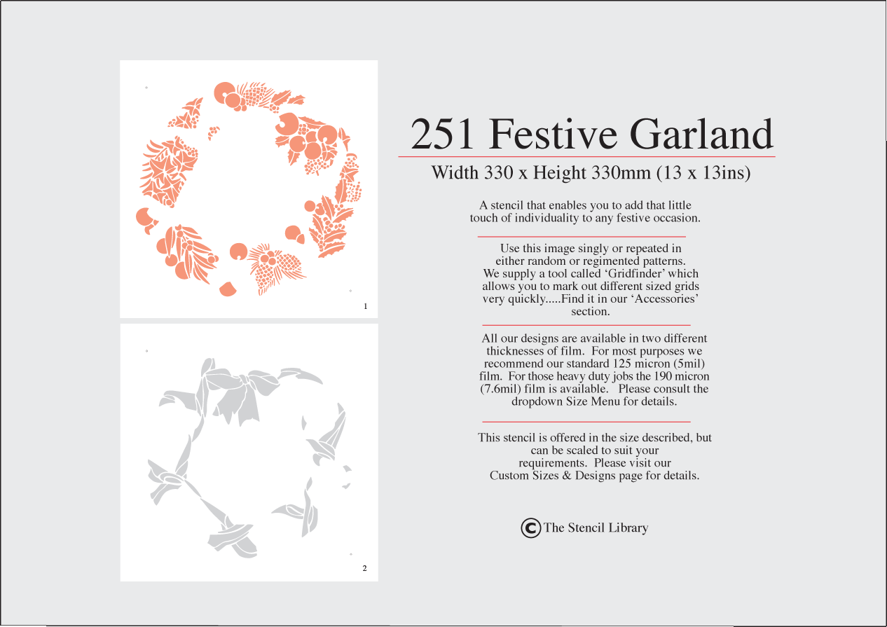 251 Festive Garland
