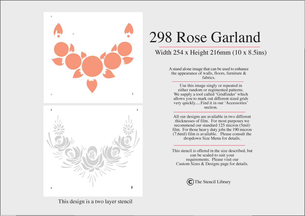 298 Rose Garland