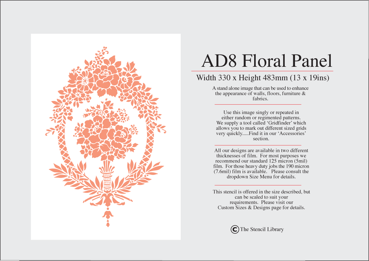 7. AD8 Floral Panel
