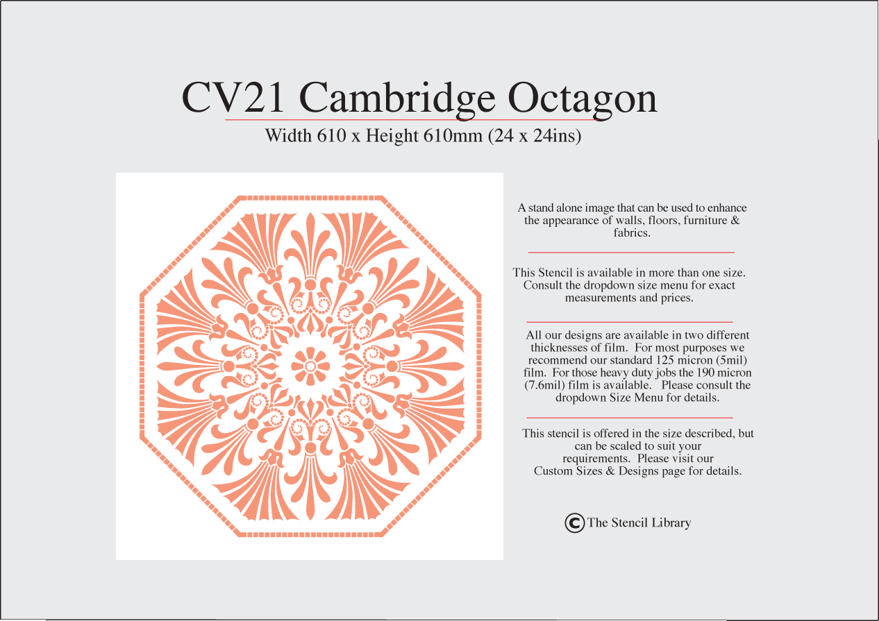 13. CV21 Cambridge Octagon