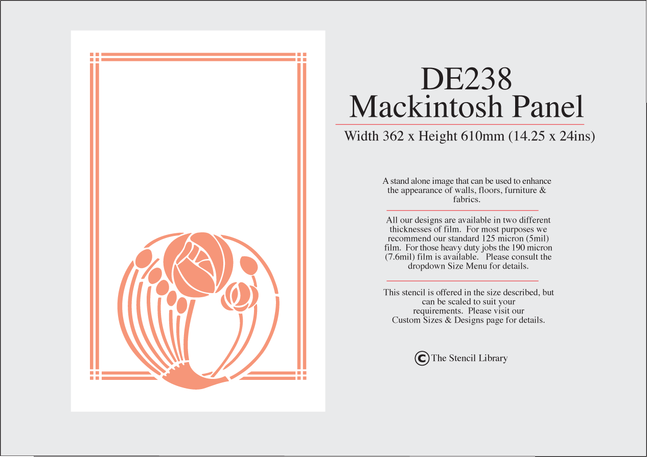 2. DE238 Mackintosh Panel No2