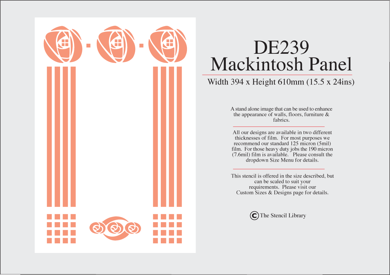 3. DE239 Mackintosh Panel No3