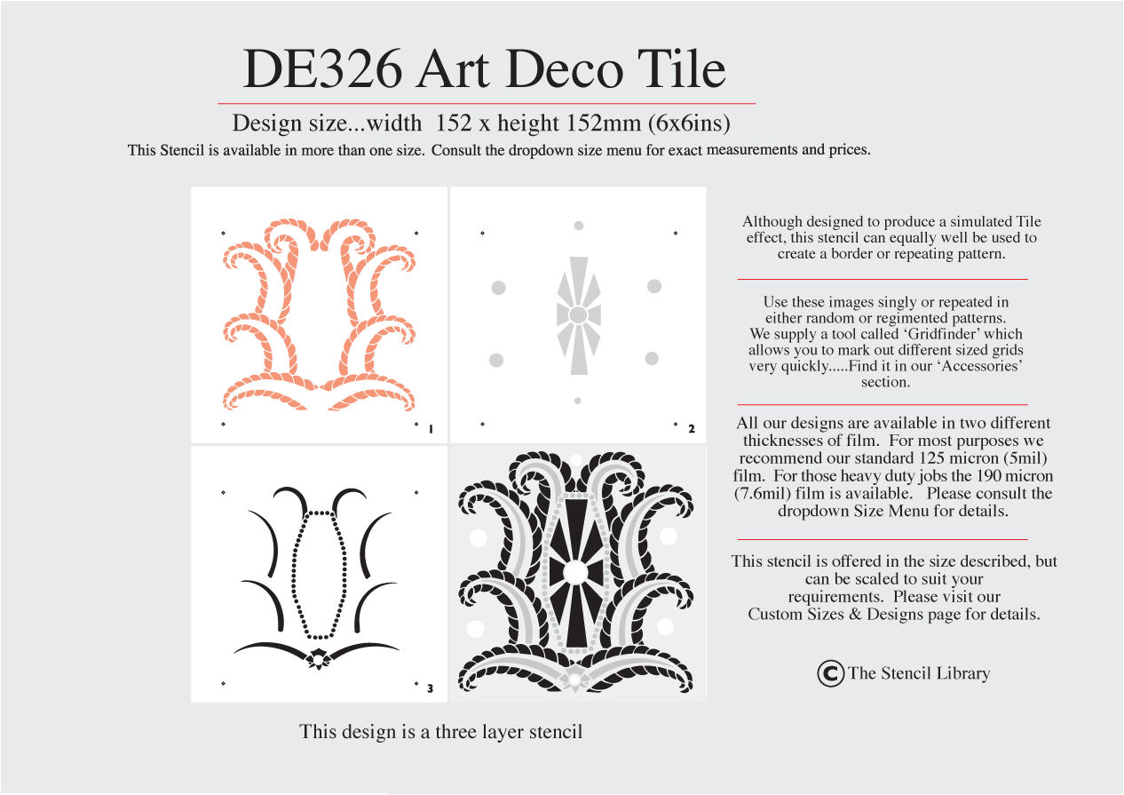 3. DE326 Art Deco Tile