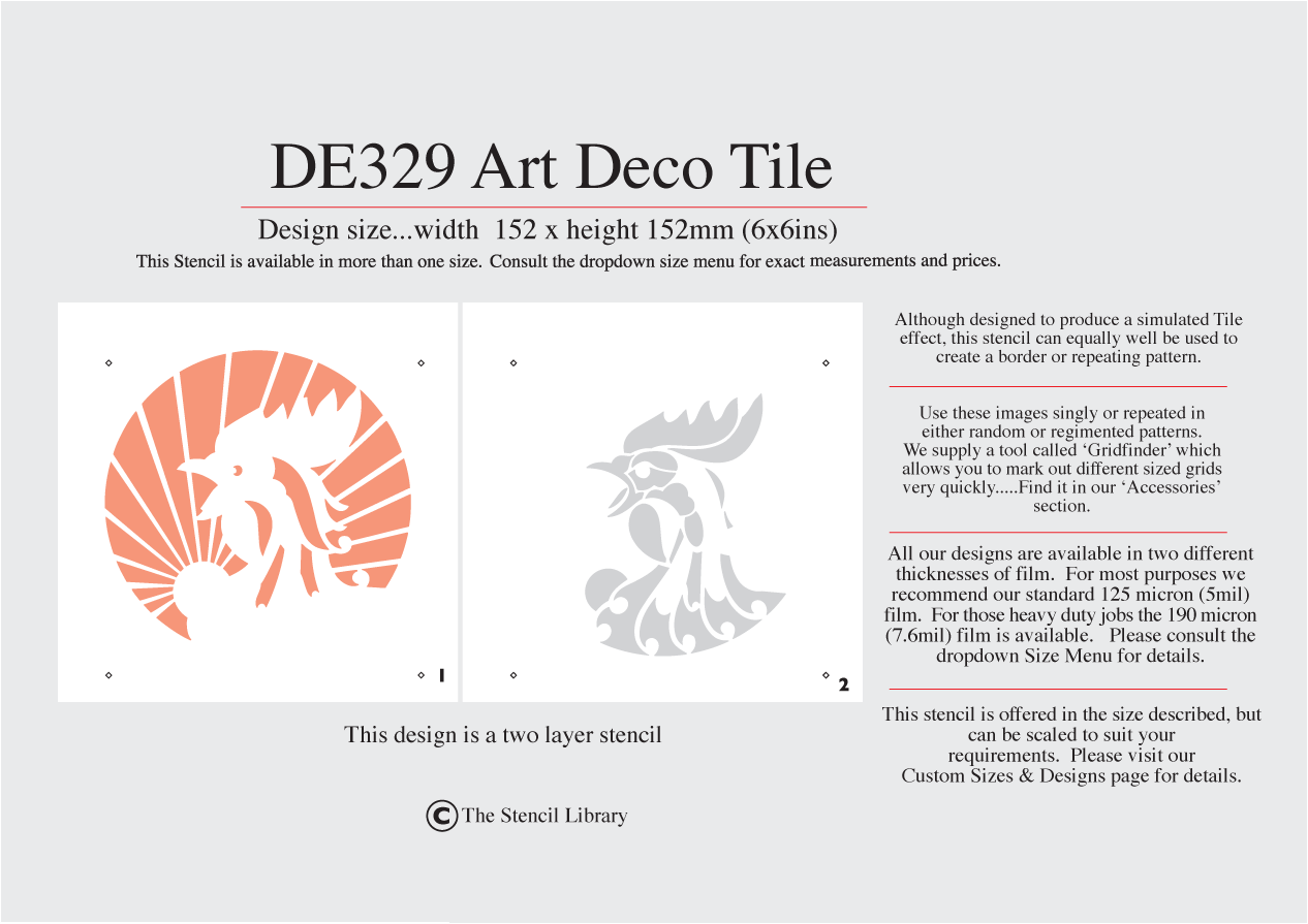 6. DE329 Art Deco Tile