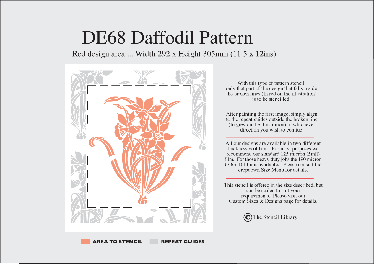DE86 Daffodil Pattern