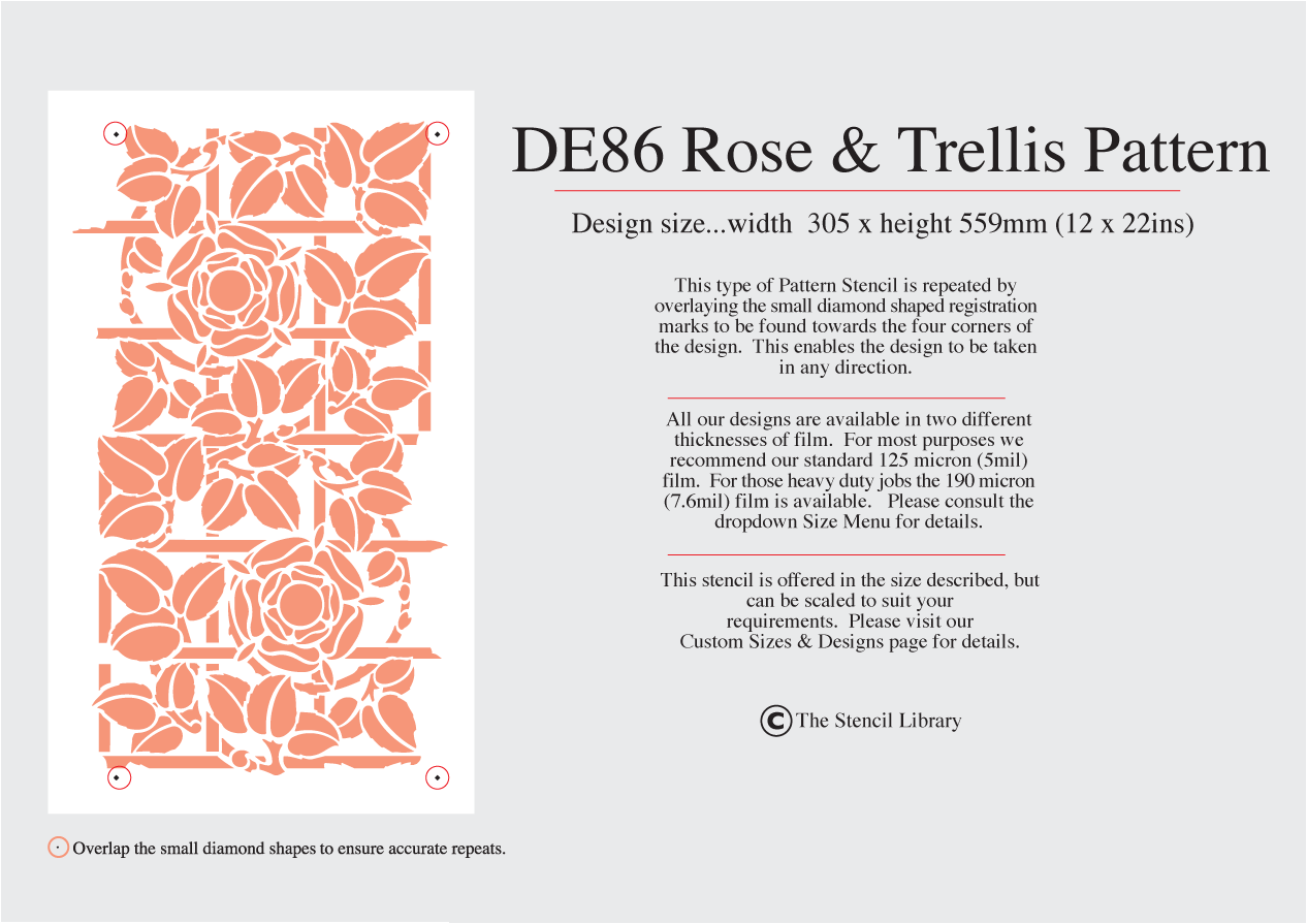 16. DE86 Rose & Trellis