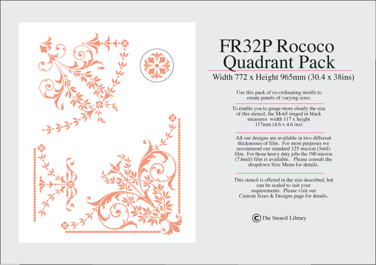 7.  FR32P Rococo Quadrant Pack