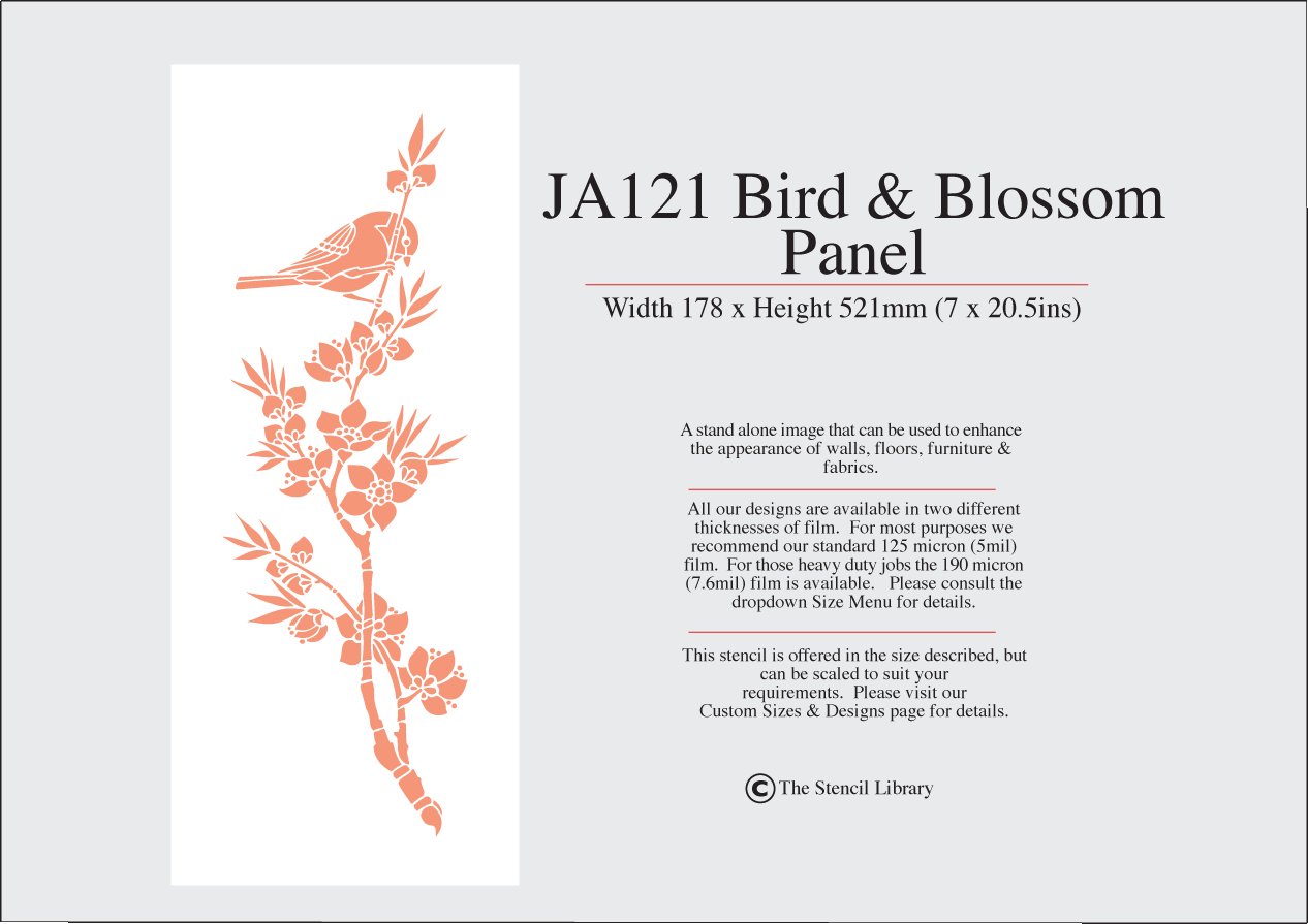 30. JA121 Bird & Blossom