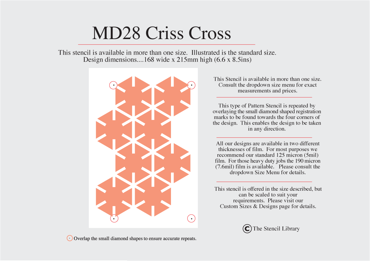 1. MD28 Criss Cross