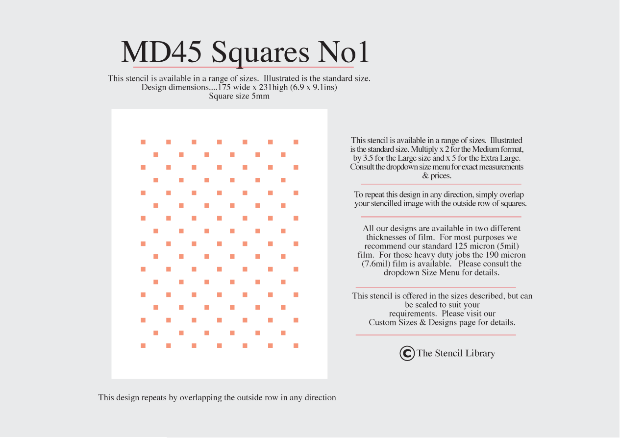 26. MD45 Squares