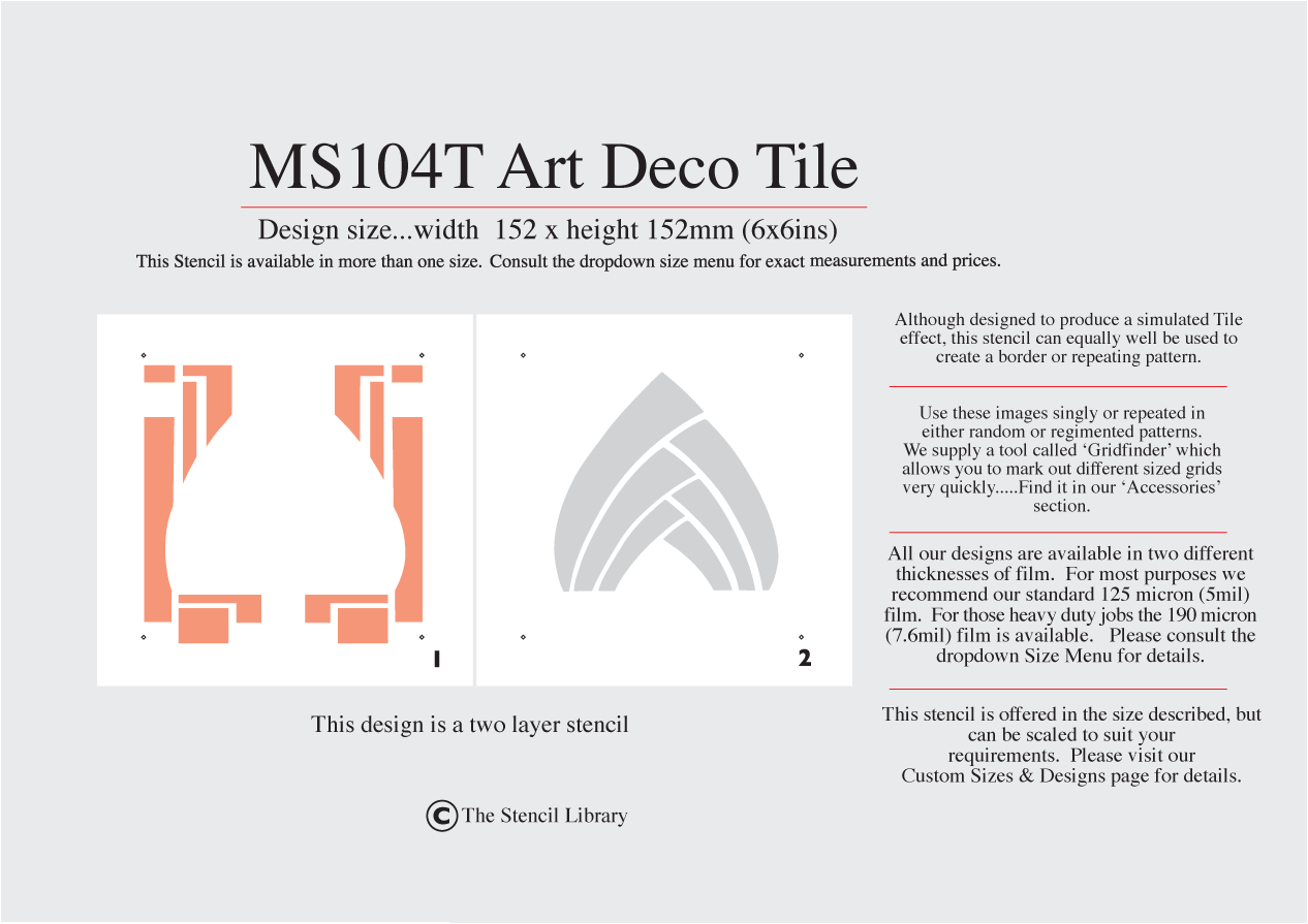 8. MS104T Art Deco Tile
