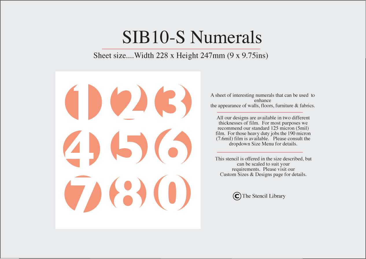 10. SIB10 Numerals