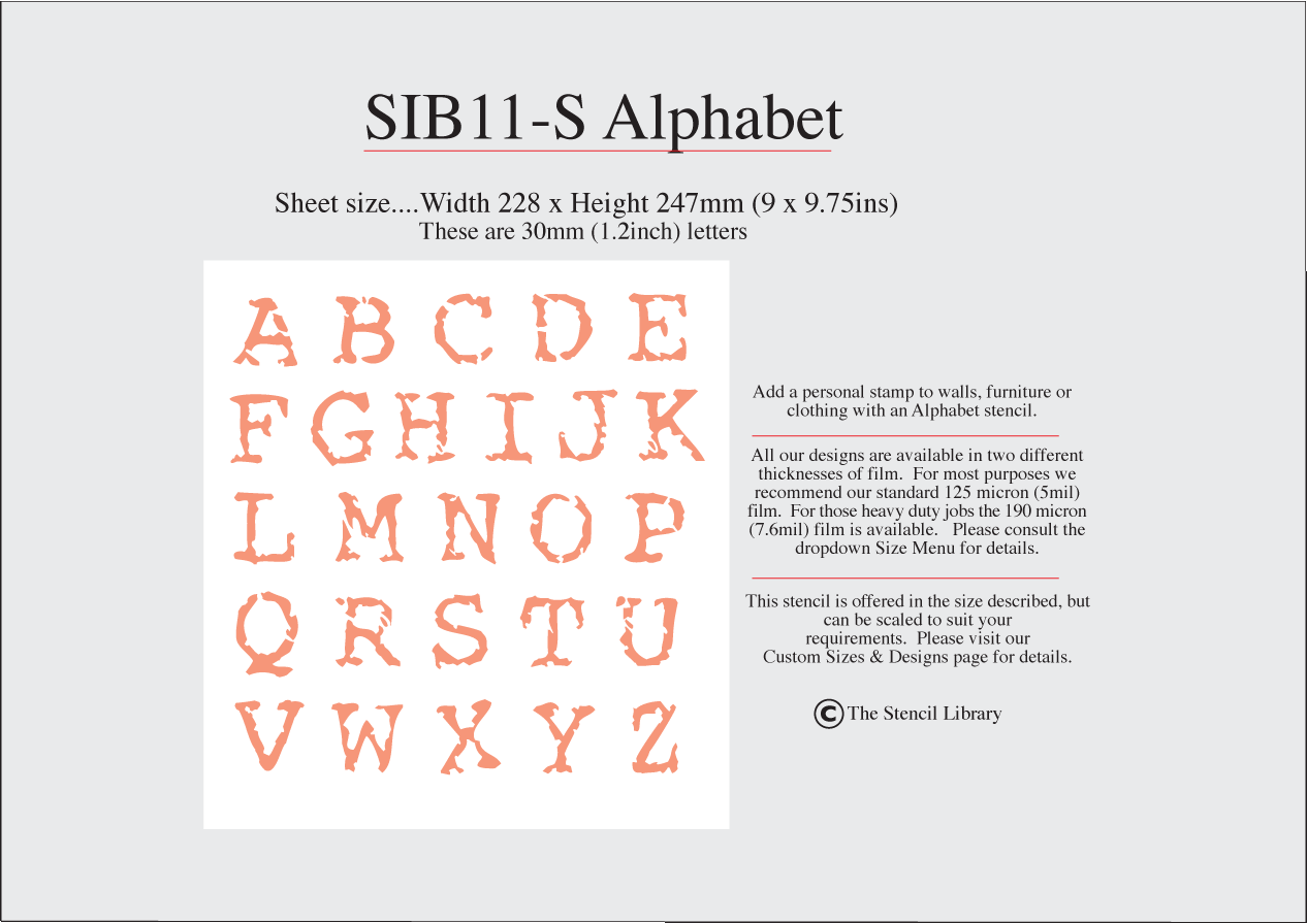 11. SIB11 Alphabet