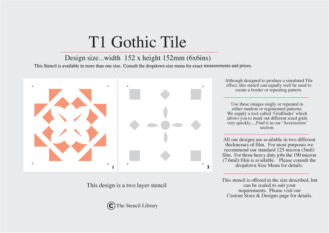 9. T1 Gothic Tile No9