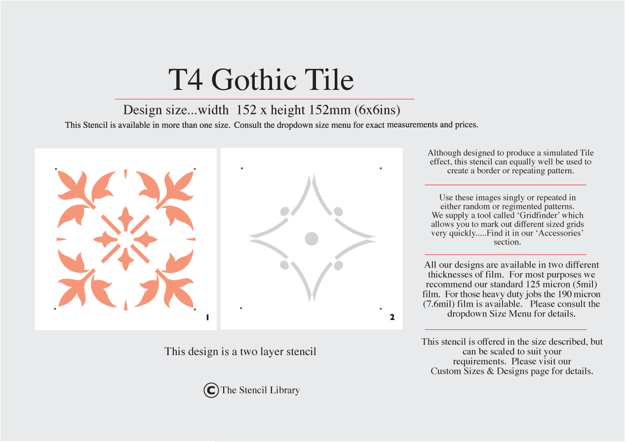 12. T4 Gothic Tile No12