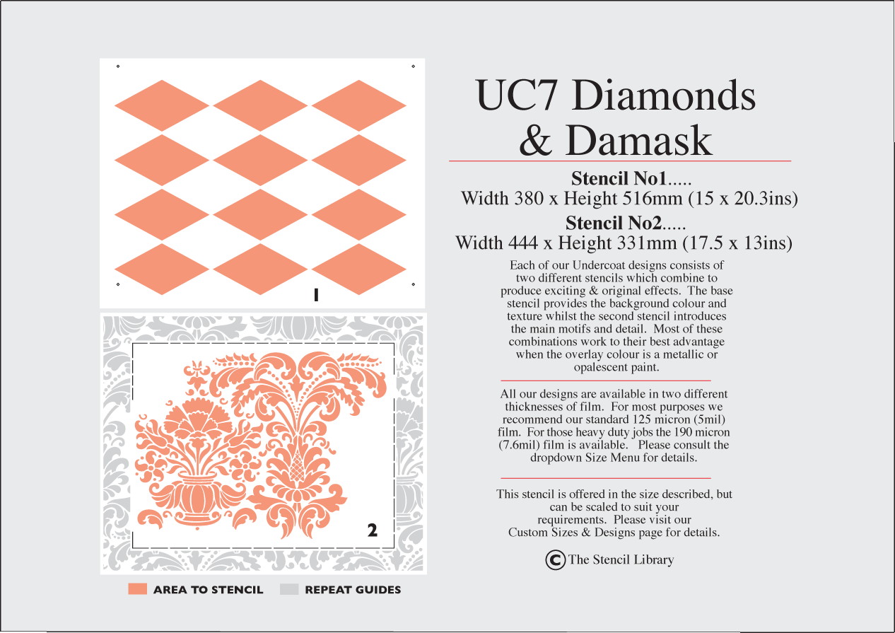 UC7 Diamonds & Damask