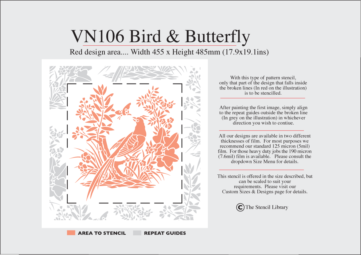 21. VN106 Bird & Butterfly