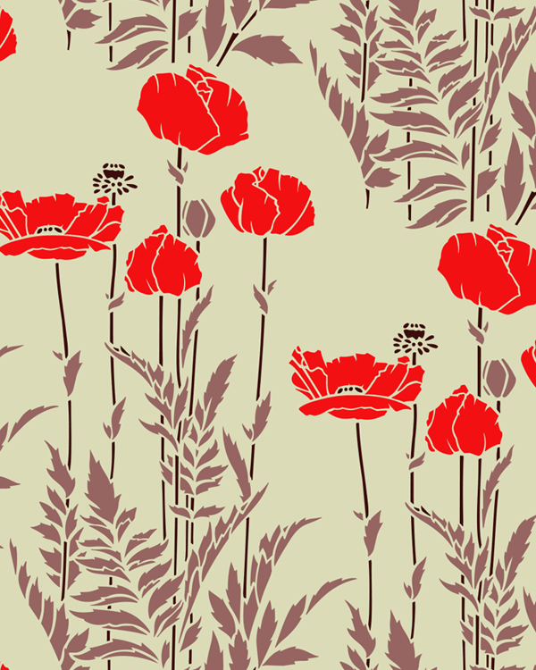 65. VN184 Poppies No2