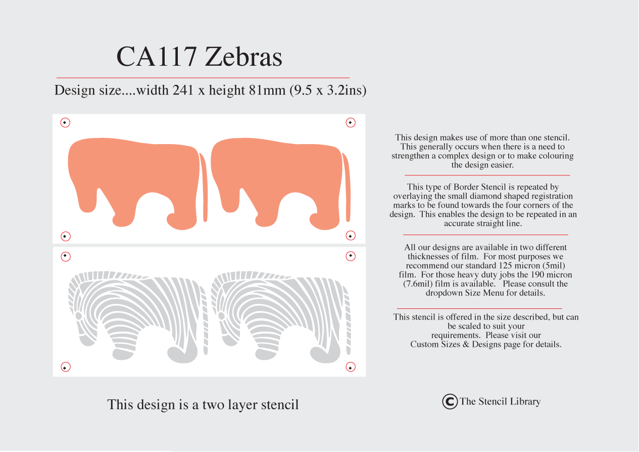 CA117 Zebras