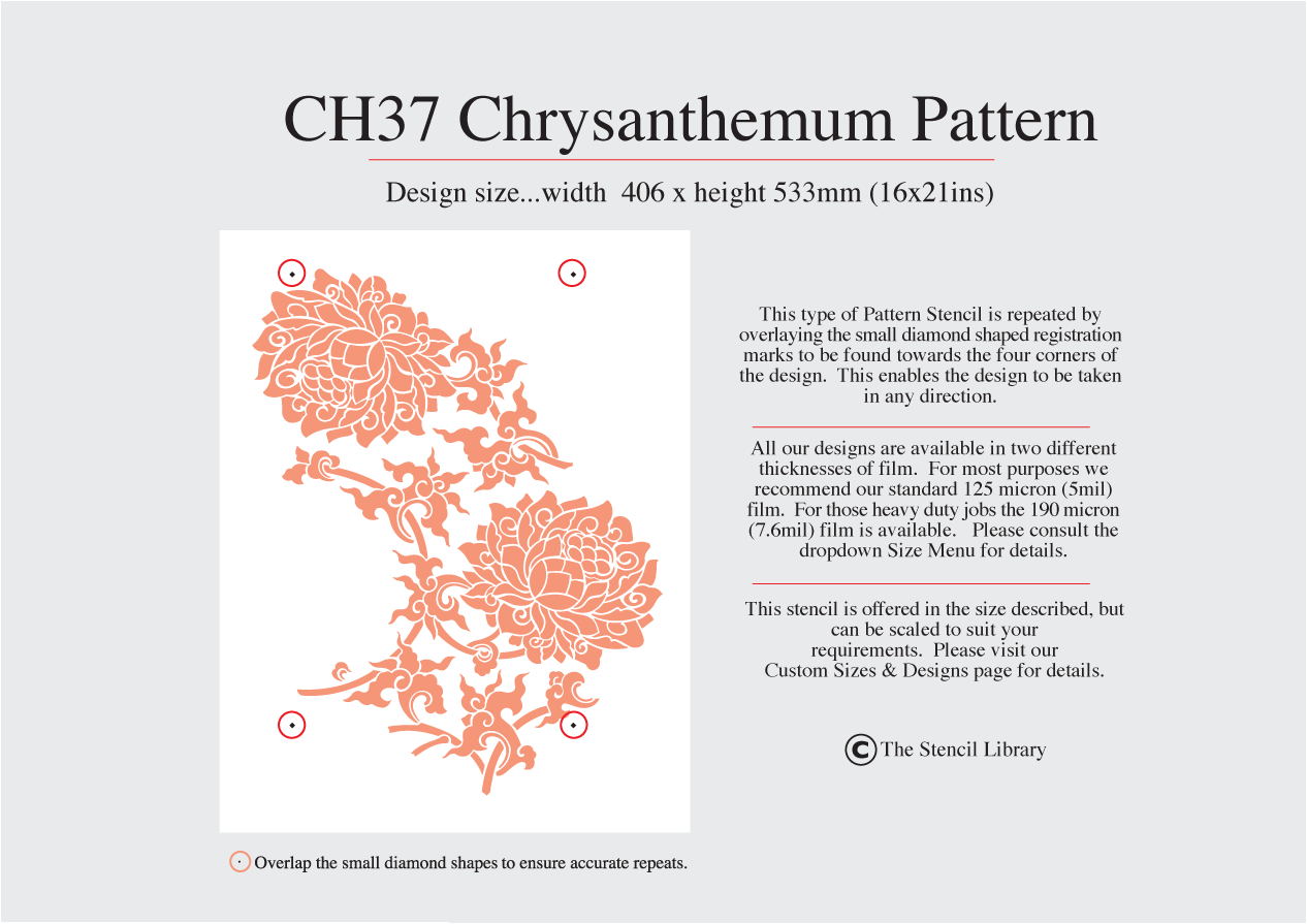 CH37 Chrysanthemum Pattern
