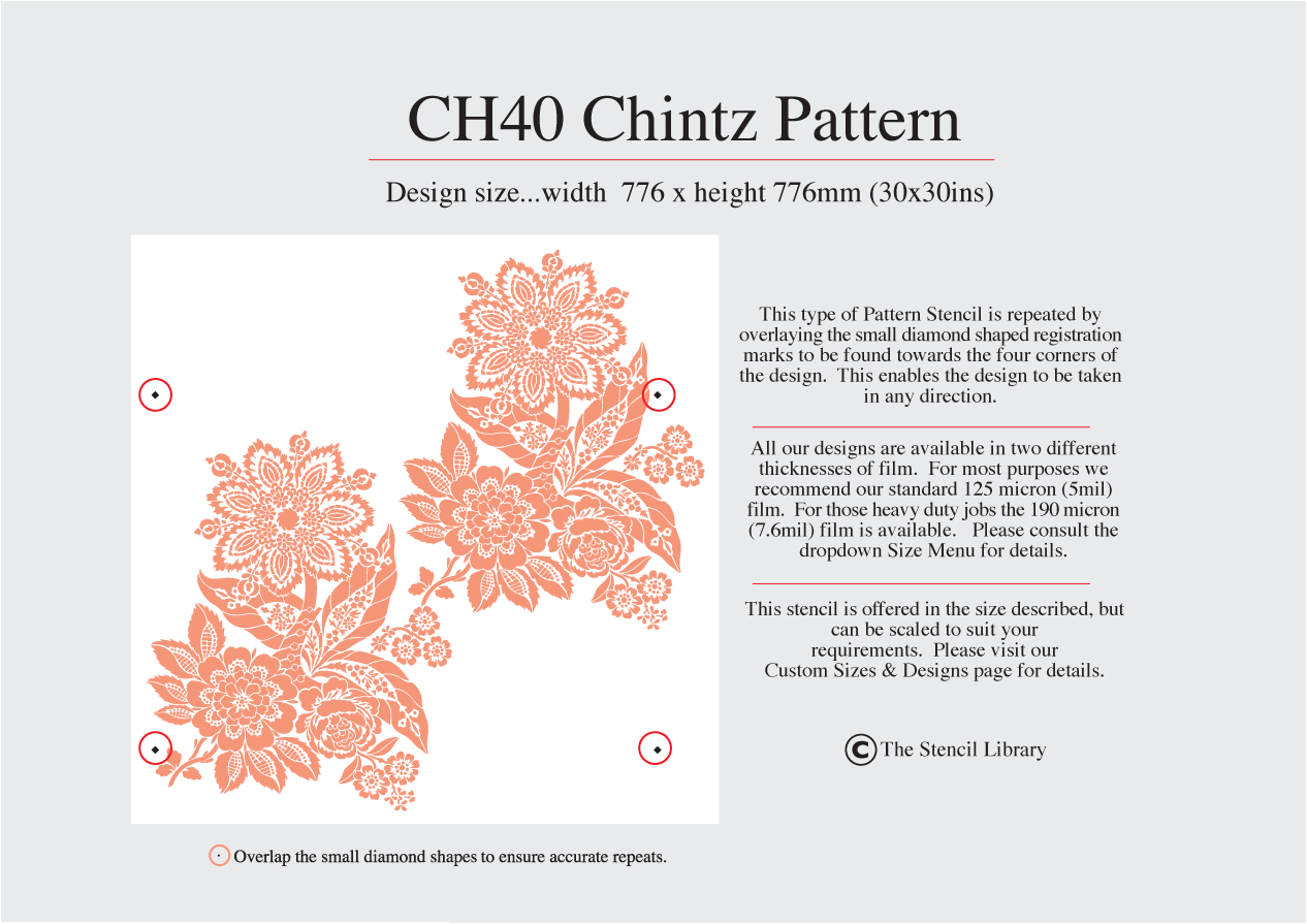 CH40 Chintz Pattern