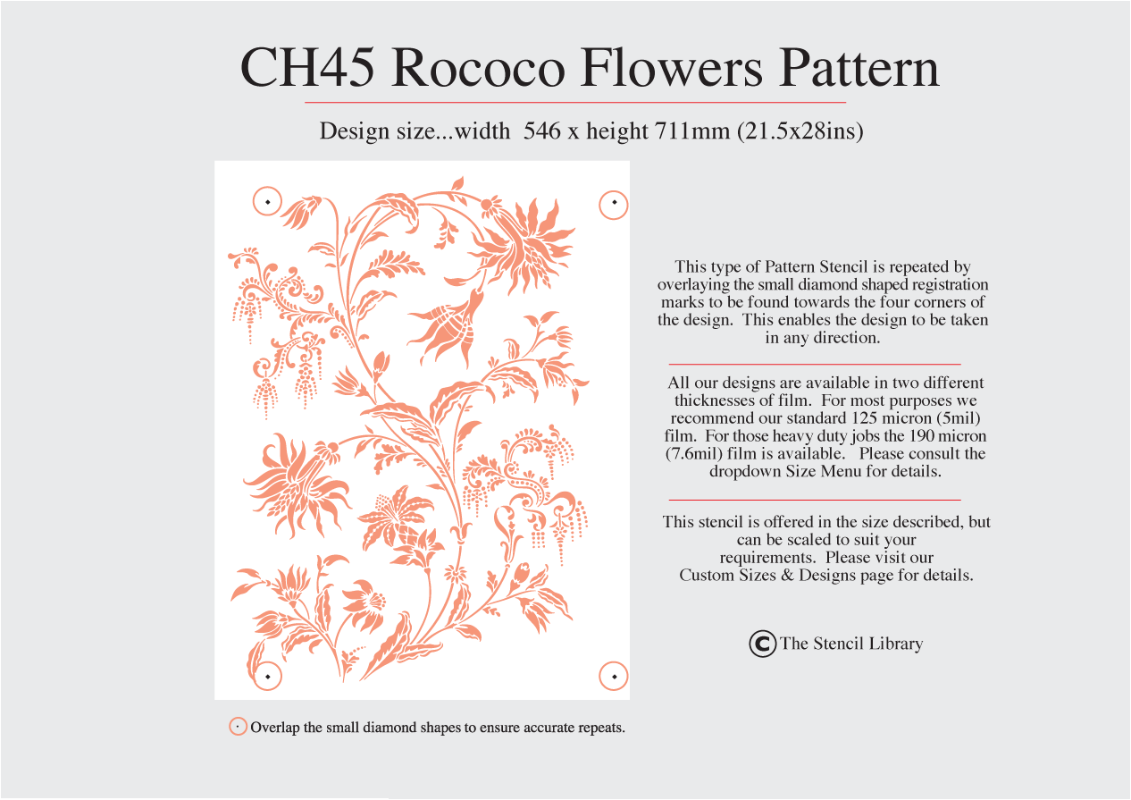 CH45 Rococo Flowers