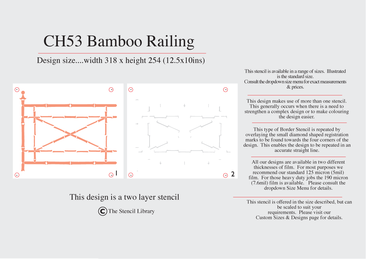CH53 Bamboo Railing