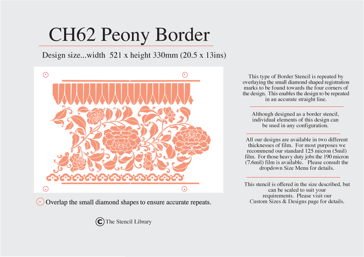 CH62 Peony Border