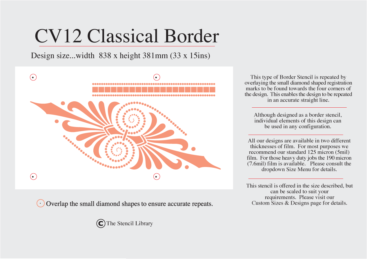CV12 Classical Border