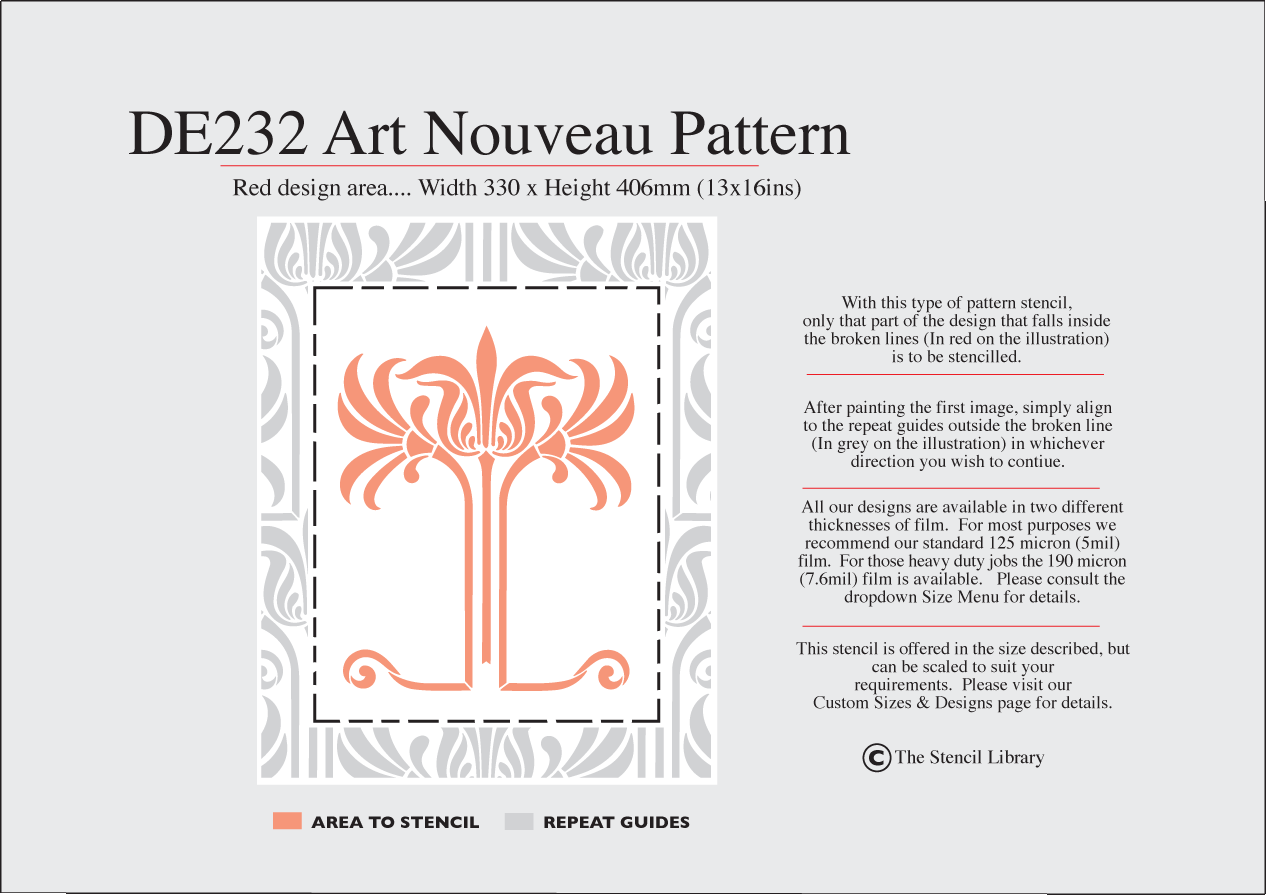 DE232 Art Nouveau No2