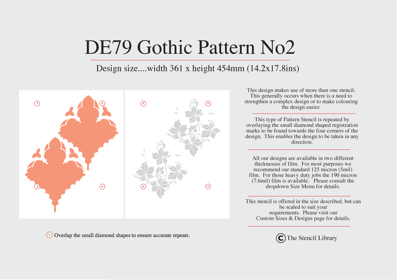 DE79 Gothic Pattern No2