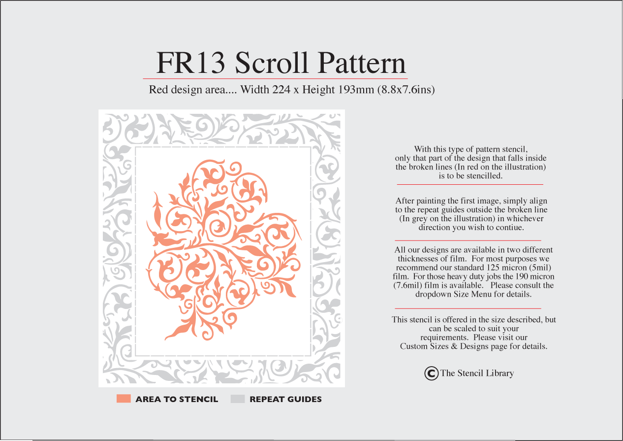 FR13 Scroll Pattern