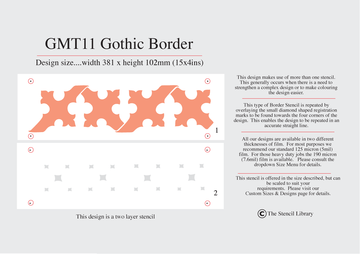 GMT11 Gothic Border