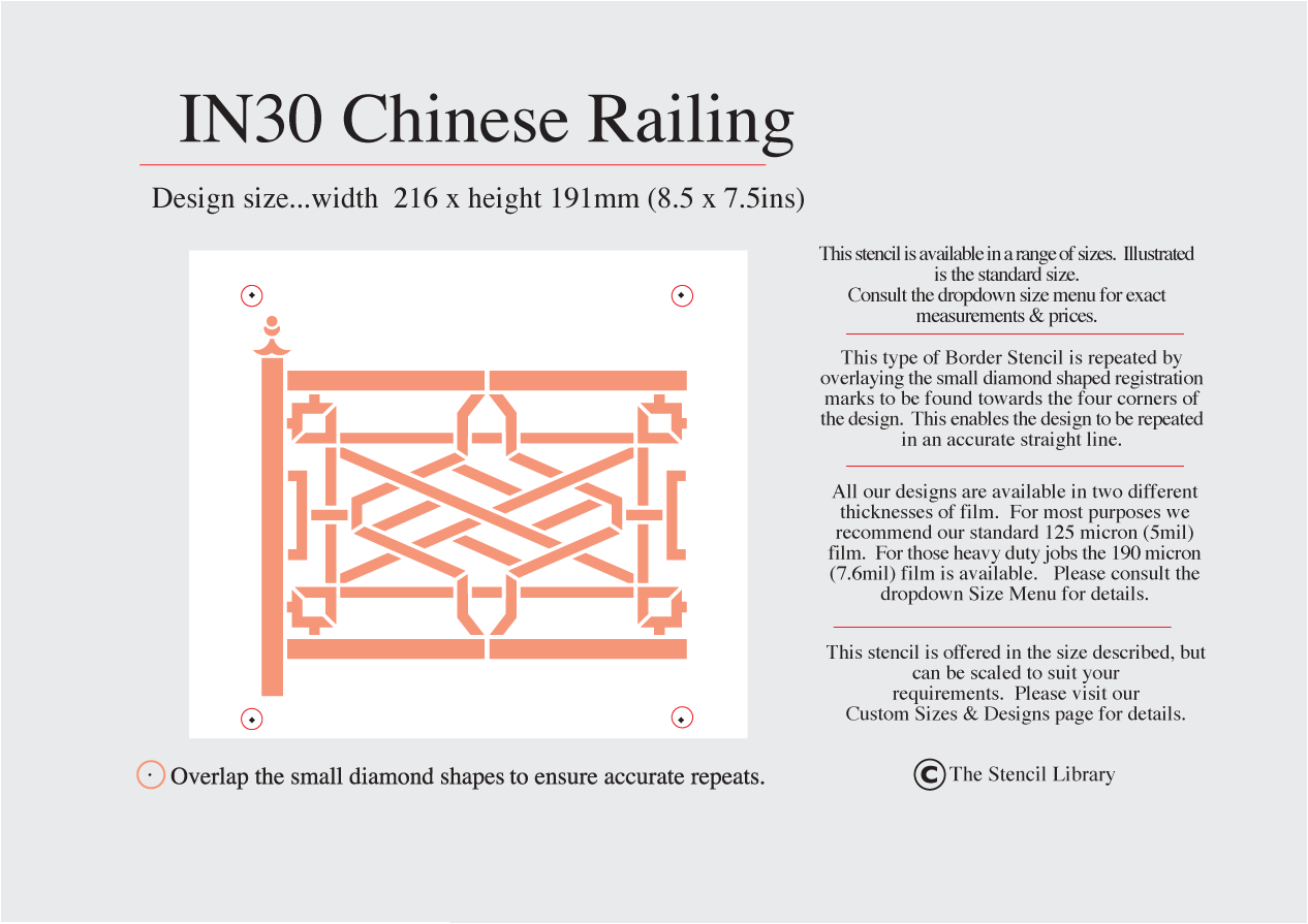 IN30 Chinese Railing
