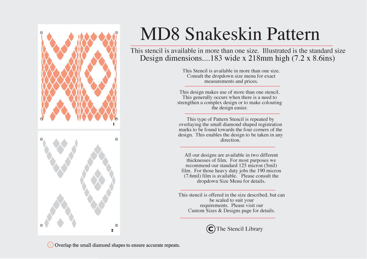 MD8 Snakeskin Pattern