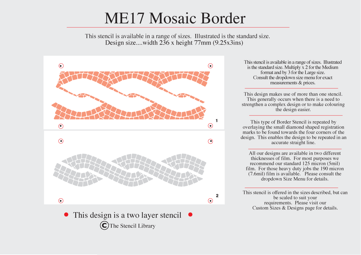ME17 Mosaic Border