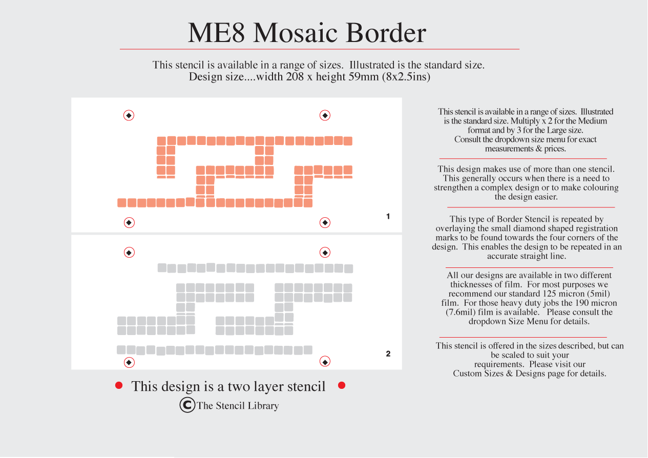 ME8 Mosaic Border