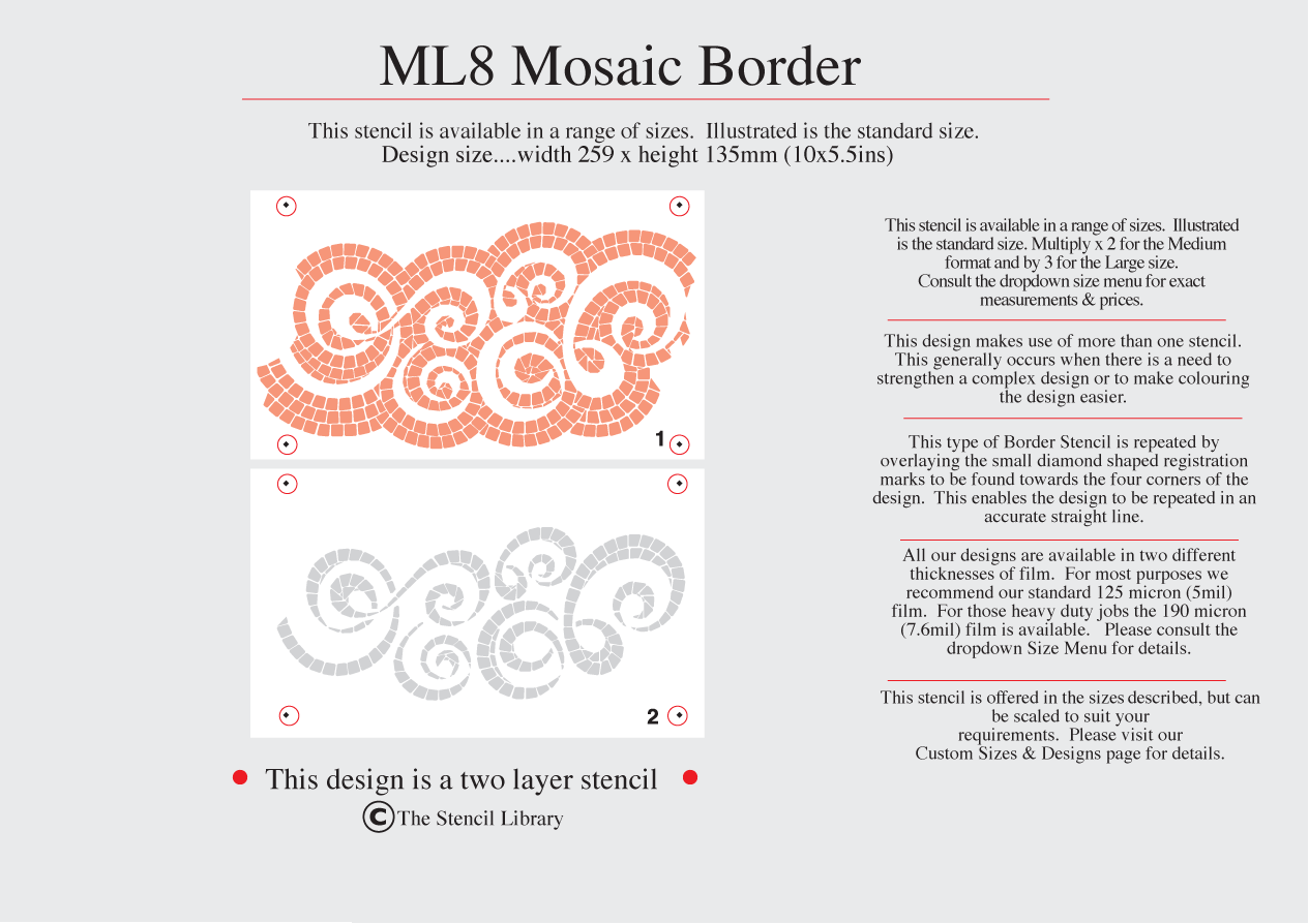 ML8 Mosaic Border