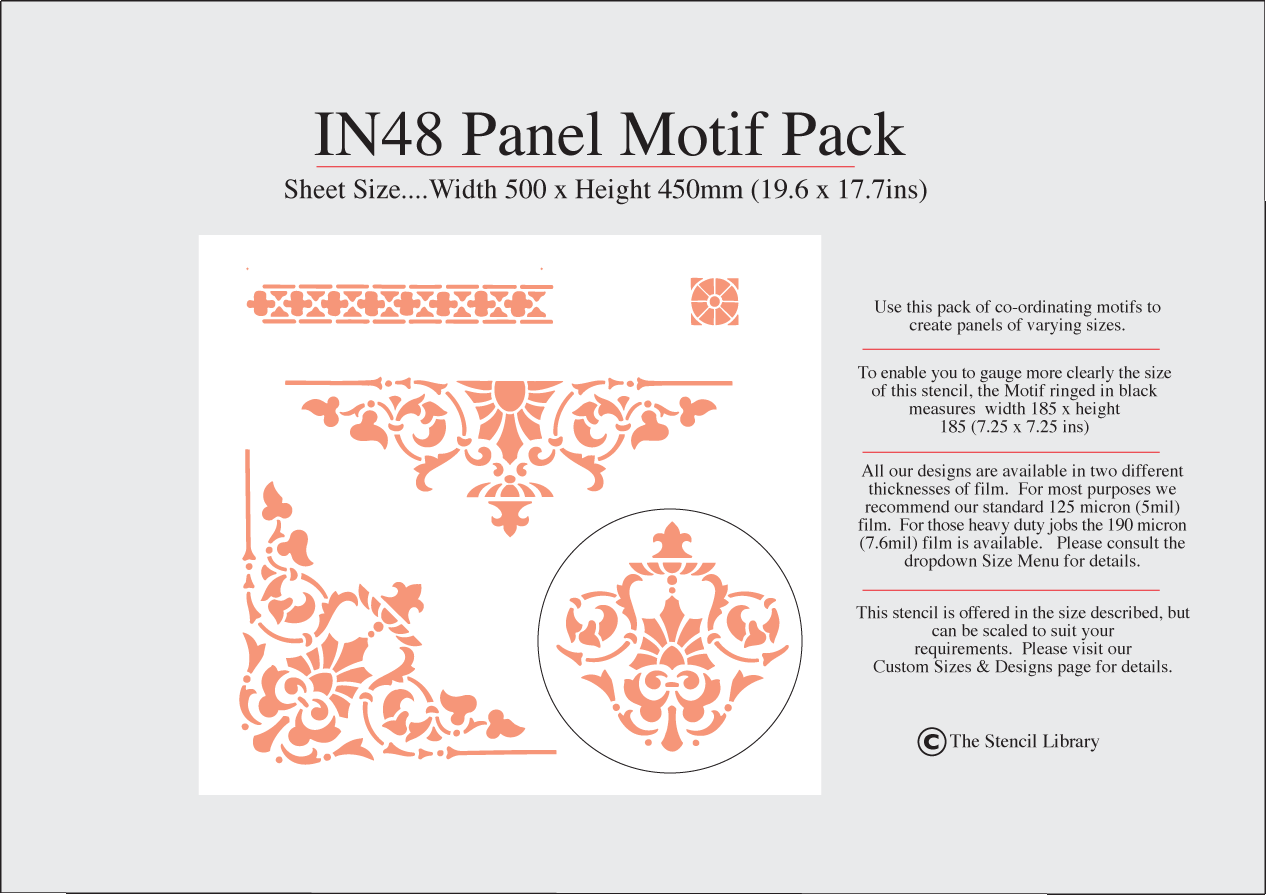 IN48 Panel Motif Pack
