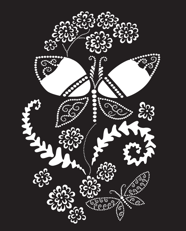 20. LAN9 Butterfly Motif