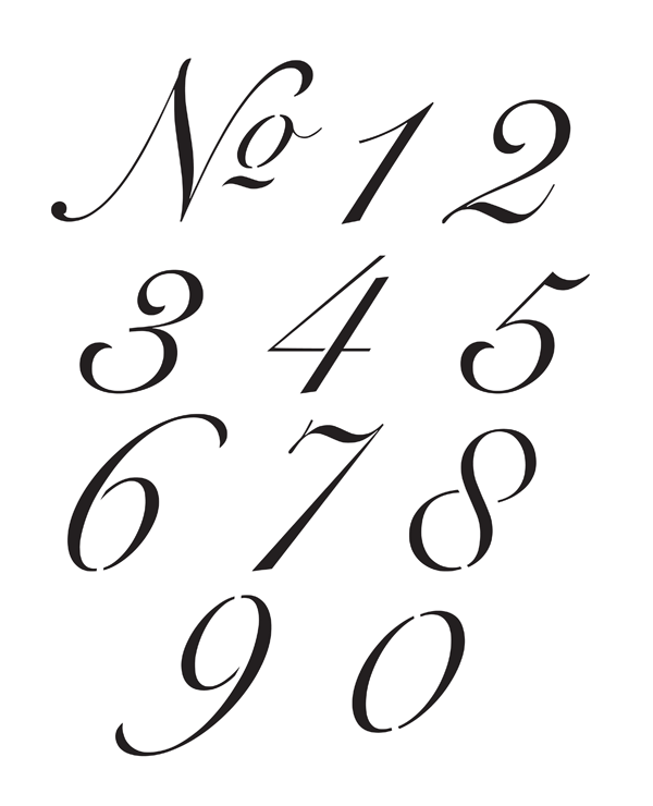 6. F22 numerals