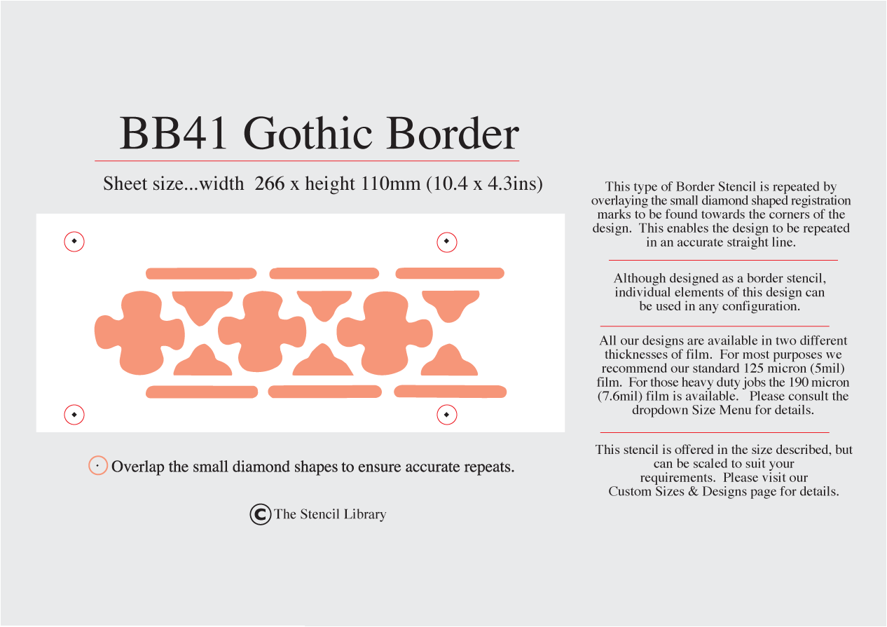 BB41 Gothic Border