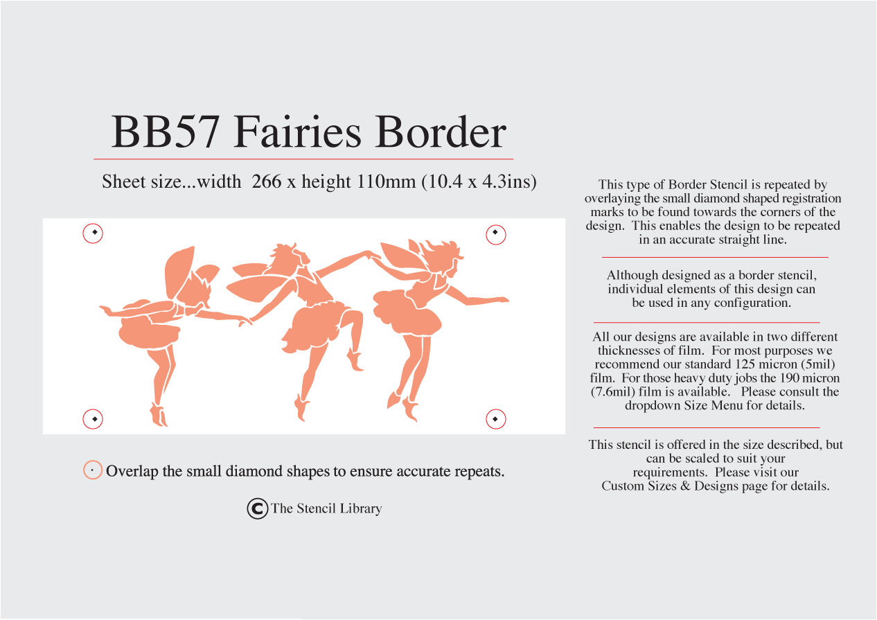 BB57 Fairies Border