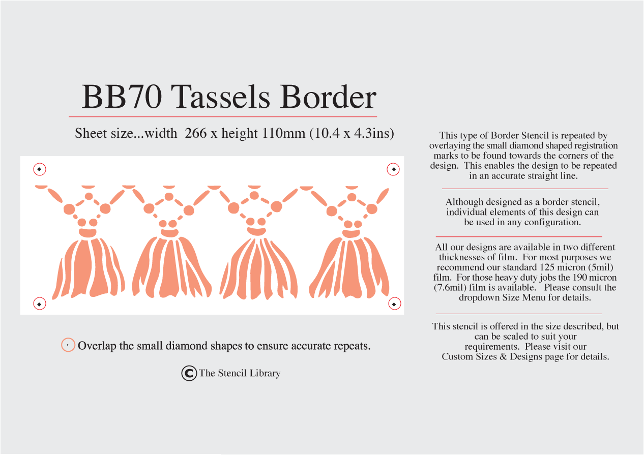 BB70 Tassels Border