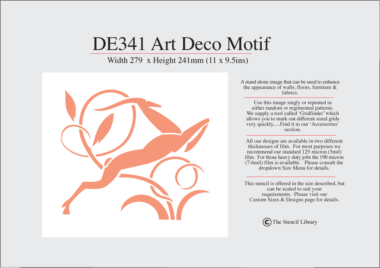 DE341 Art Deco Motif