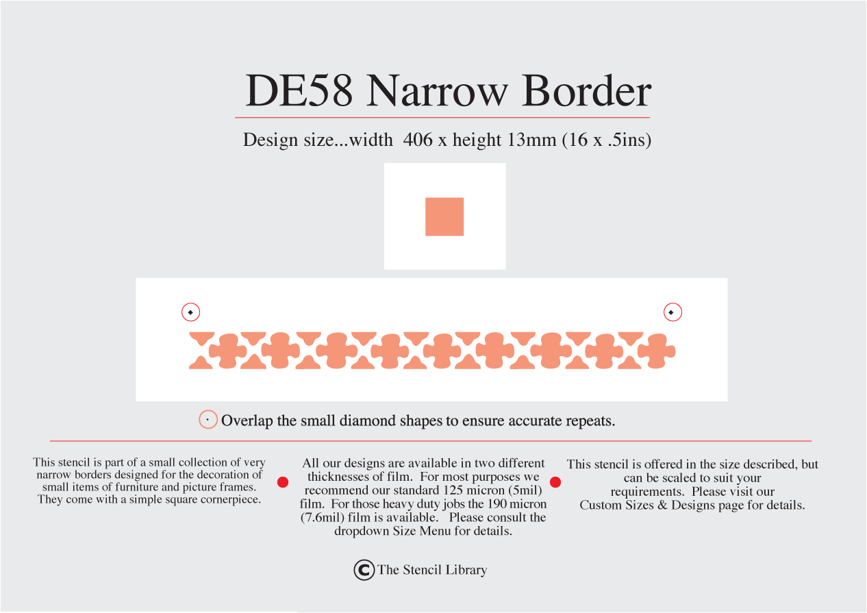 DE58 Narrow Border