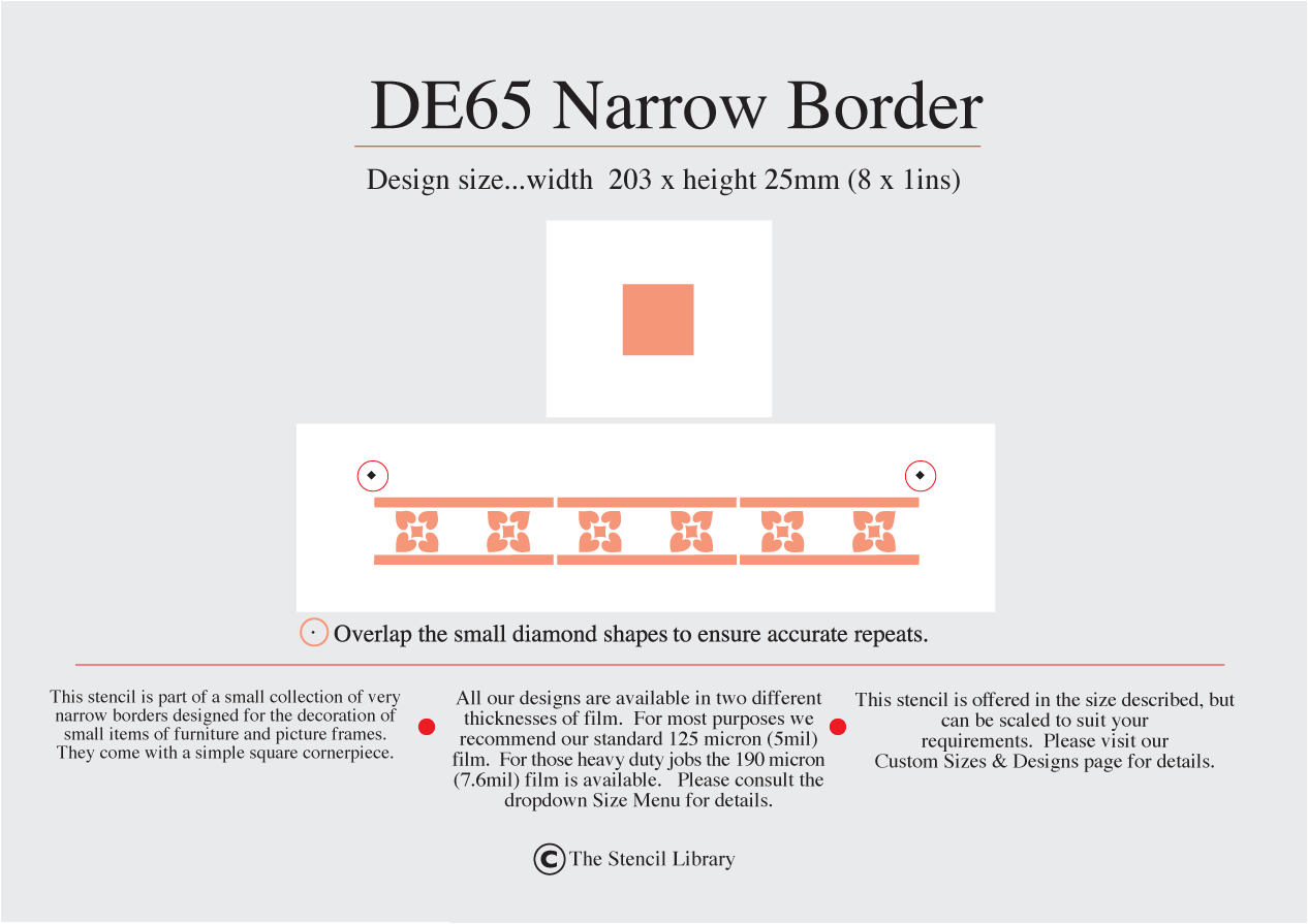 DE65 Narrow Border