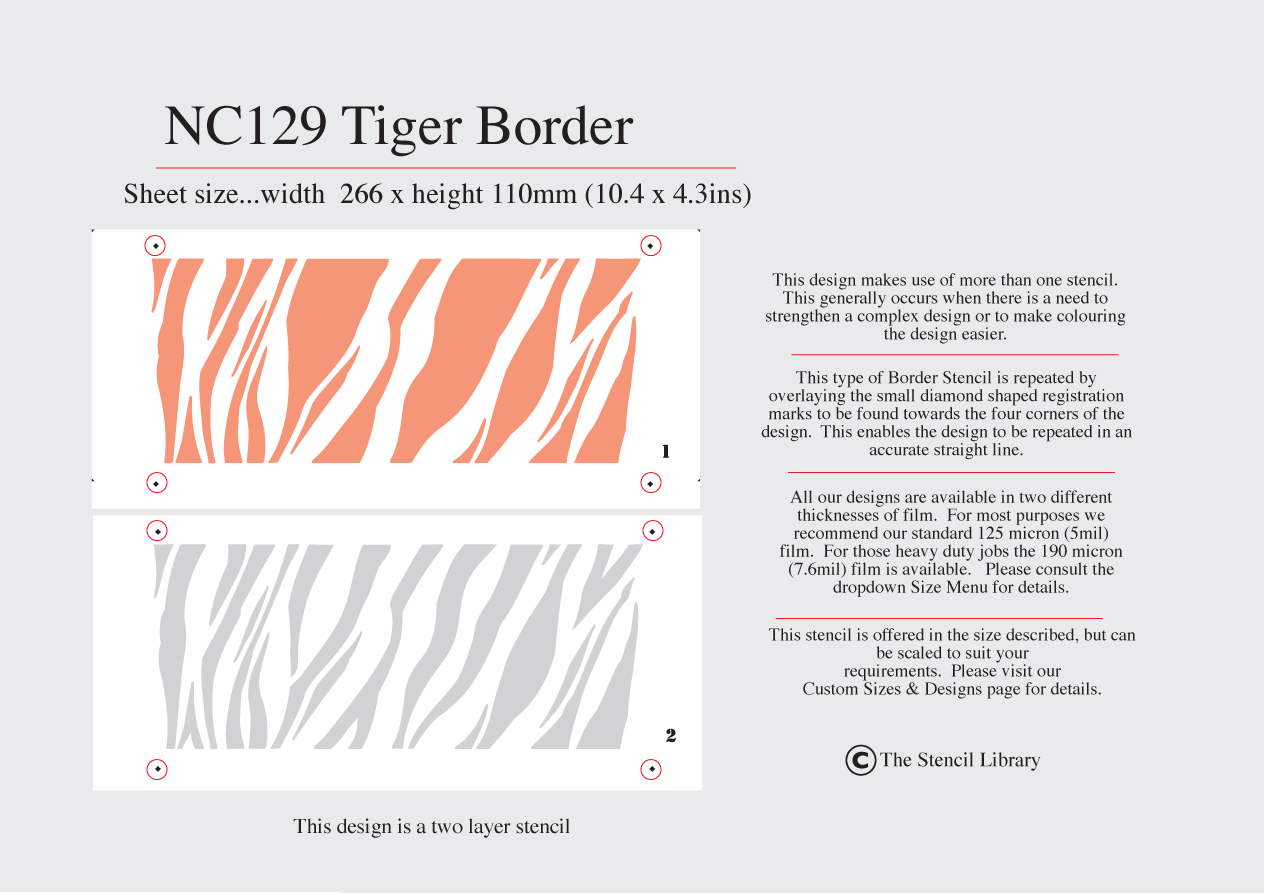 NC129 Tiger Border