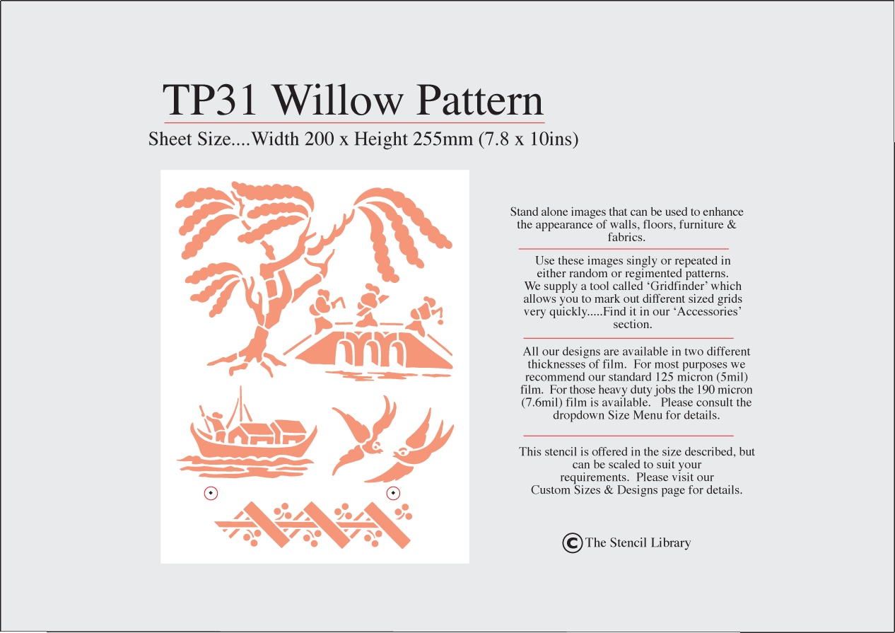 TP31 Willow Pattern